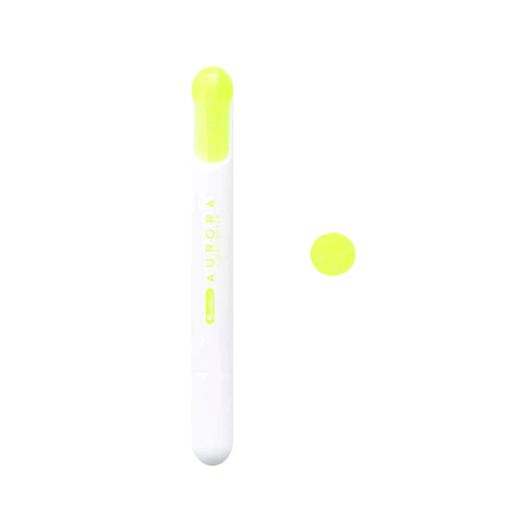 ปากกาไฮไลท์ QUANTUM สีเหลือง ขนาดเส้น 2-4 มม._1